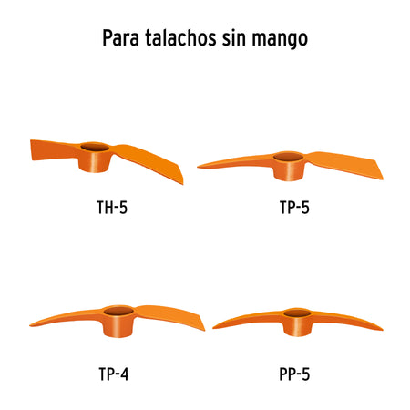 Mango de madera 36' para zapapicos y talachos de 4 a 7 lb
