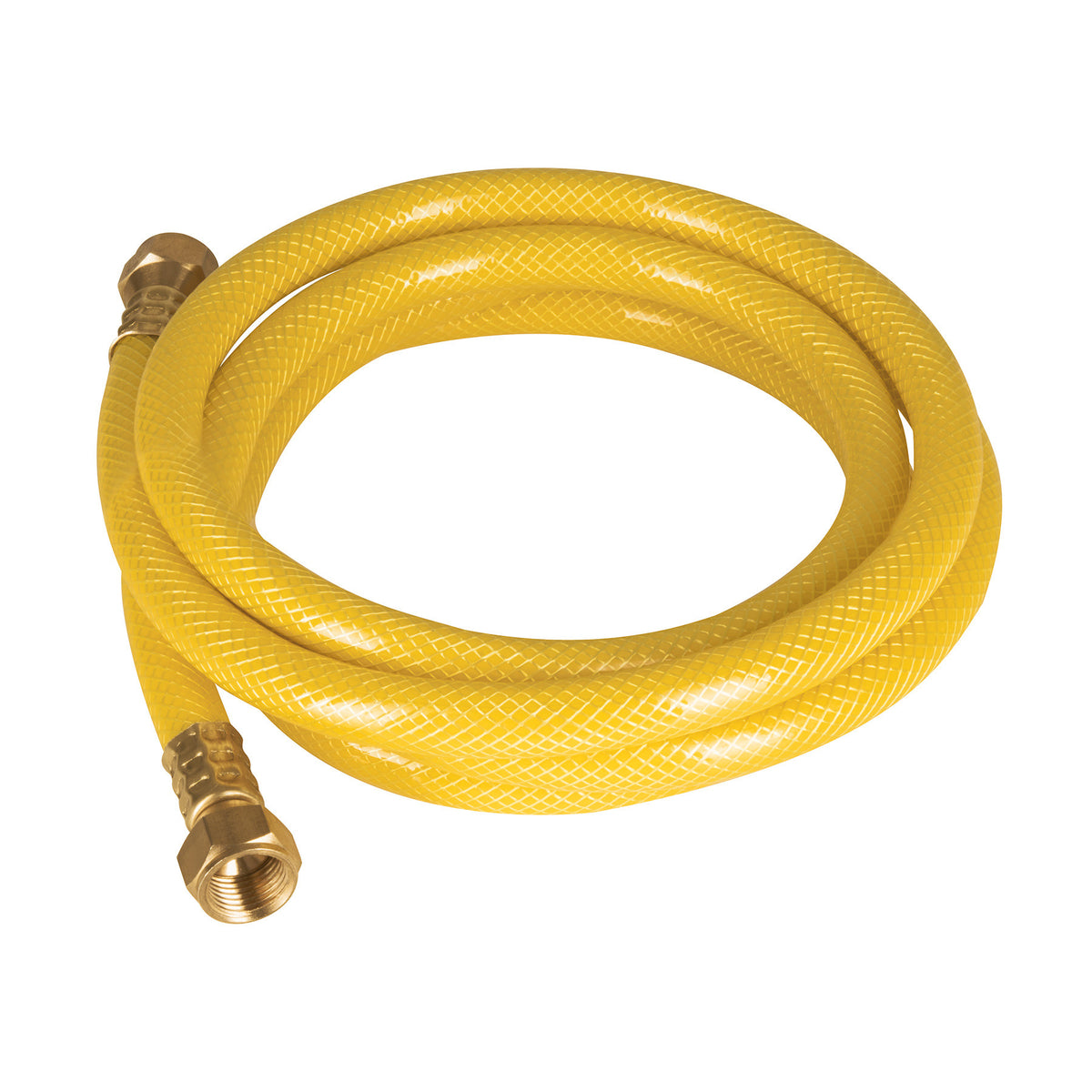 Manguera para gas, PVC amarilla, 3/8' flare, 2 m, FOSET 3/8', 2 m