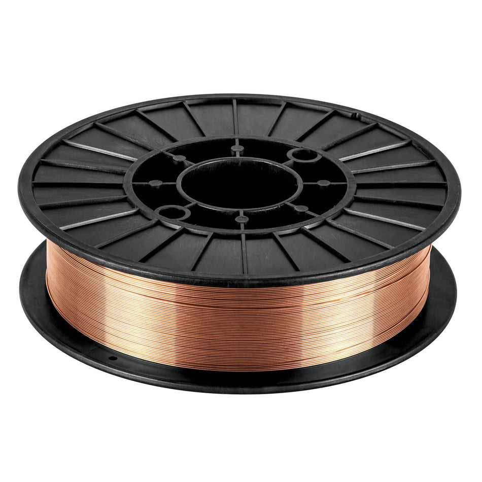 Caja con 5 kg de microalambre solido para procesos con gas