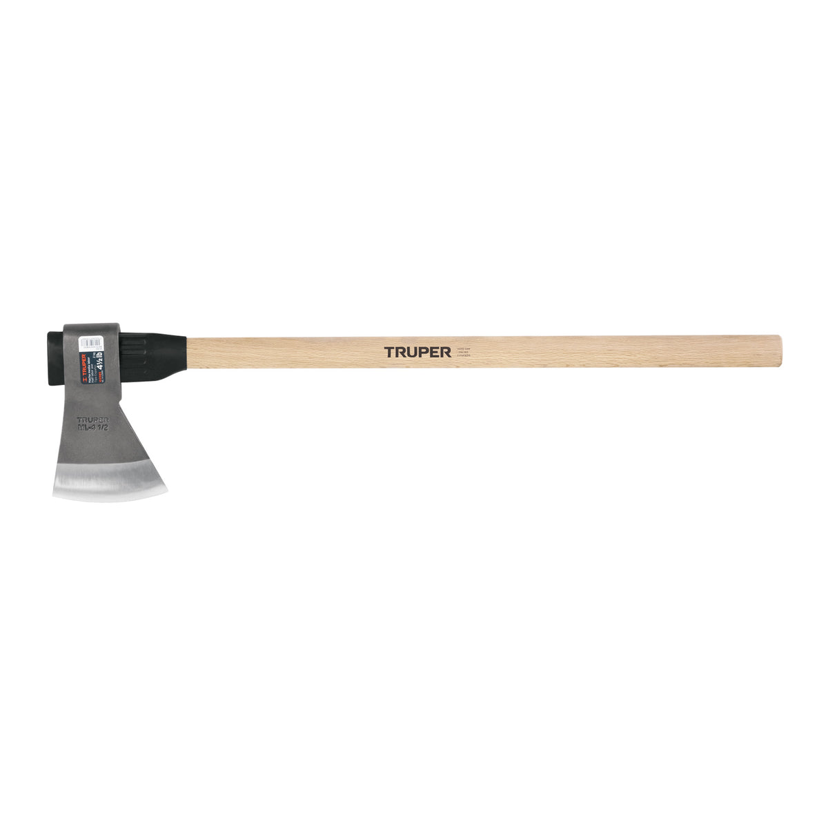 Hacha media labor 4-1/2 lb, mango de madera 36', TRUPER