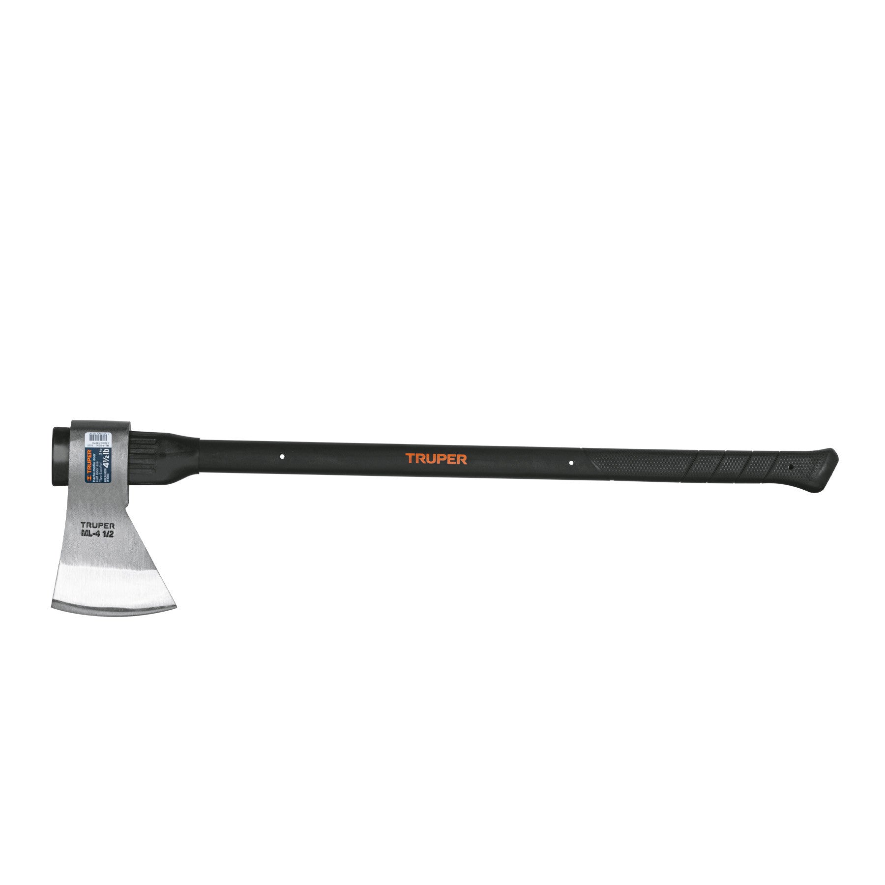 Hacha media labor 4-1/2 lb, mango fibra de vidrio 36',TRUPER