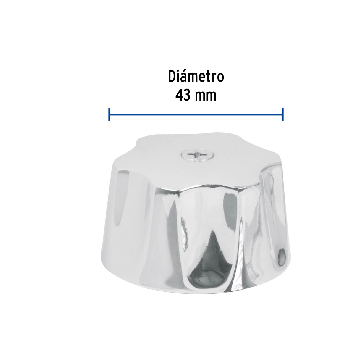 Maneral hexagonal metálico para lavabo y fregadero, BASIC