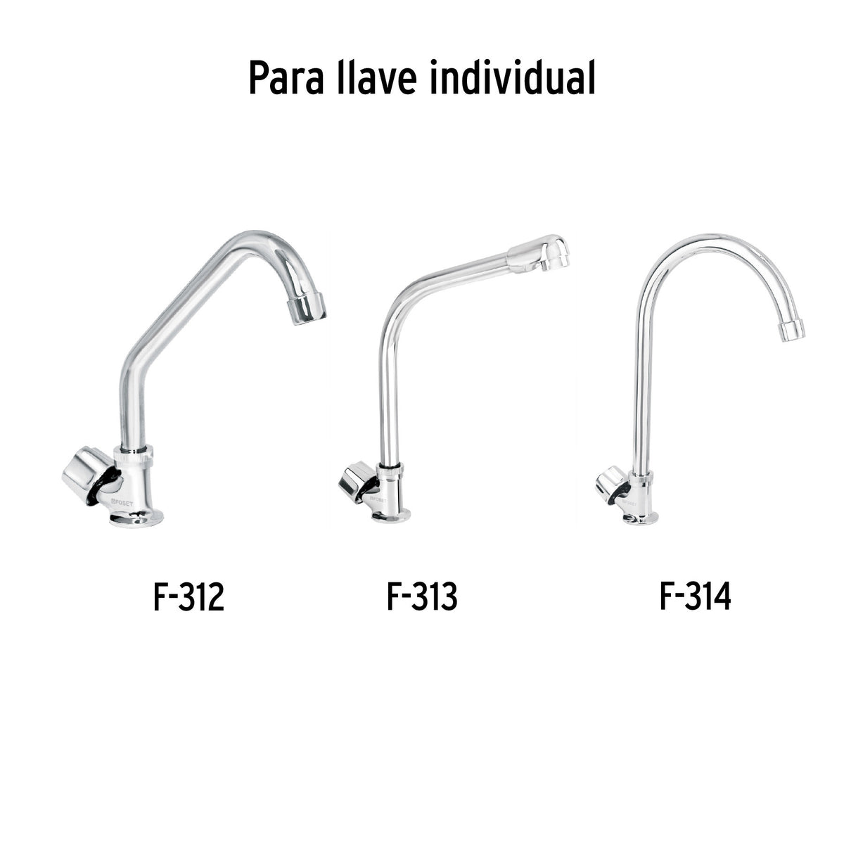 Maneral de repuesto para F-312, F-313 y F-314, FOSET BASIC