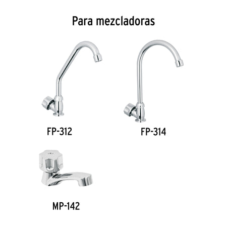 Maneral de repuesto para mezcladora plástica, FOSET BASIC