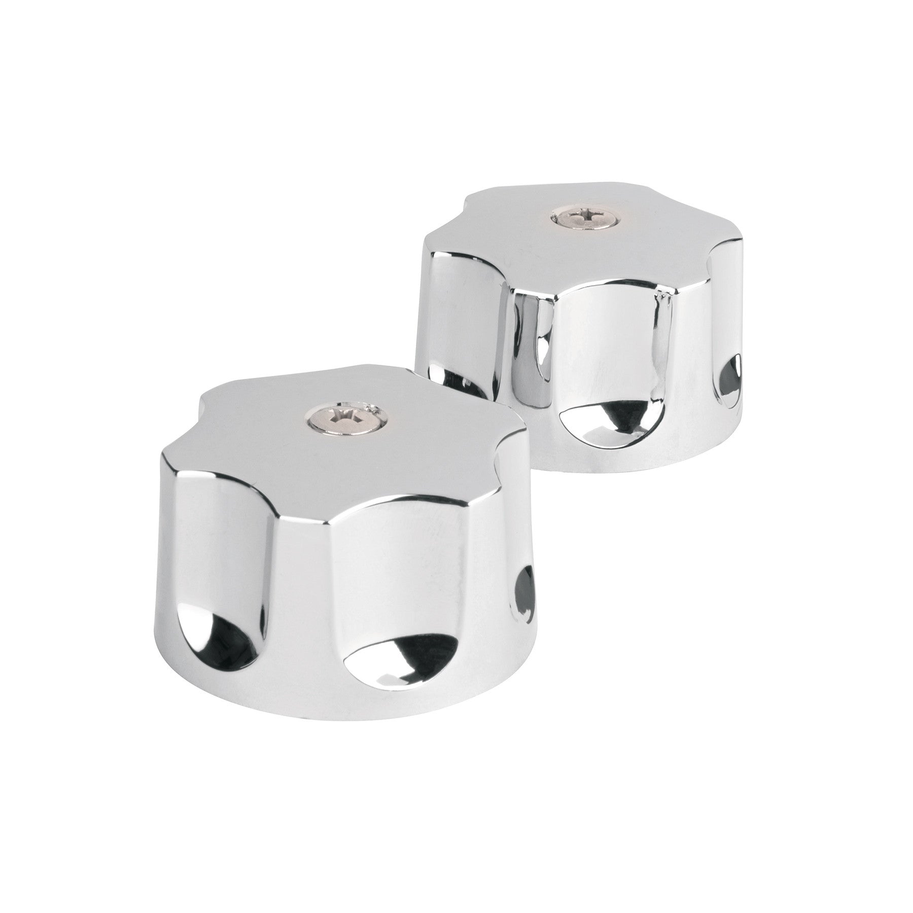 Juego de manerales hex de ABS p/lav-fregadero cromo BASIC