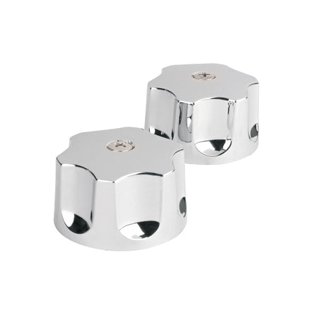 Juego de manerales hex de ABS p/lav-fregadero cromo BASIC
