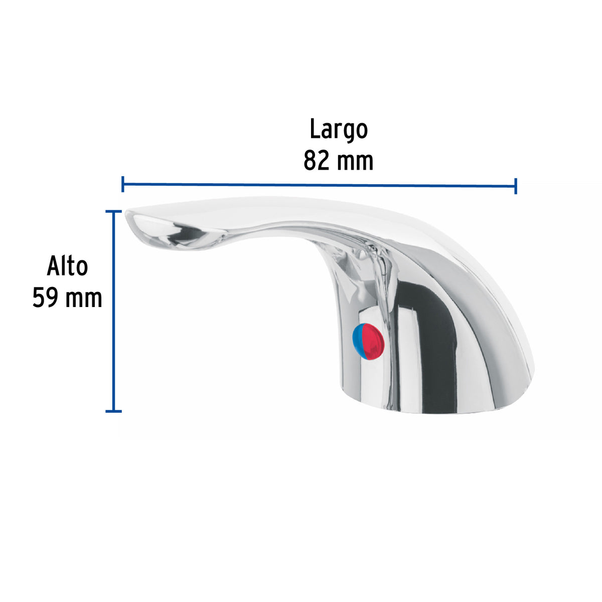 Maneral de palanca p/monomando lavabo MP-419, cromo, BASIC