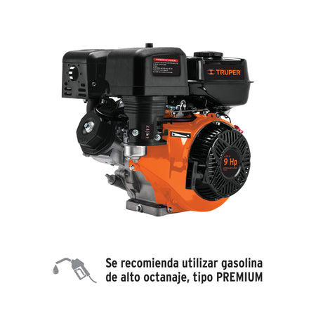 Motor a gasolina Truper 9 HP