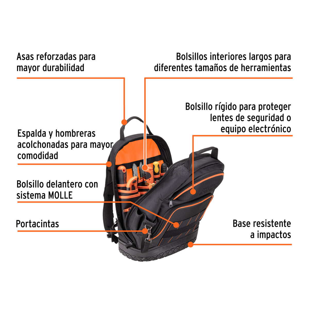 Mochila Portaherramientas Truper Expert