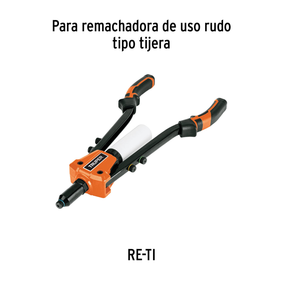 Kit de refacciones y mordazas para remachadora RE-TI, Truper