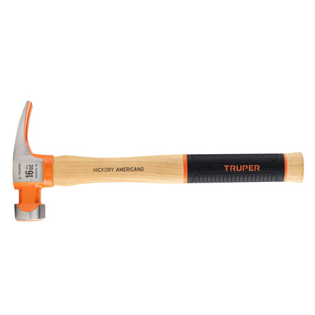 Martillo 16 oz uña recta tipo California Ripper, Truper Grip 16 oz