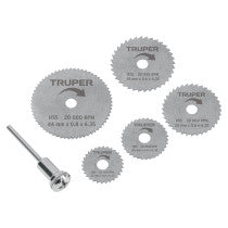 Kit de minidiscos sierra p/herramienta rotativa5 pzsTRUPER