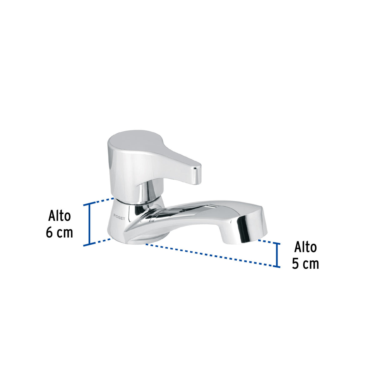 Llave individual lavabo ABS palanca BASIC
