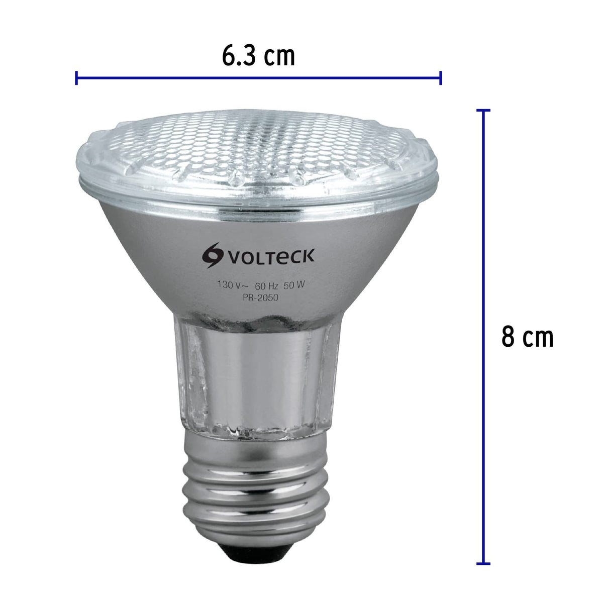 Lámpara de halógeno 20 W tipo MR11 en caja, Volteck 20 W
