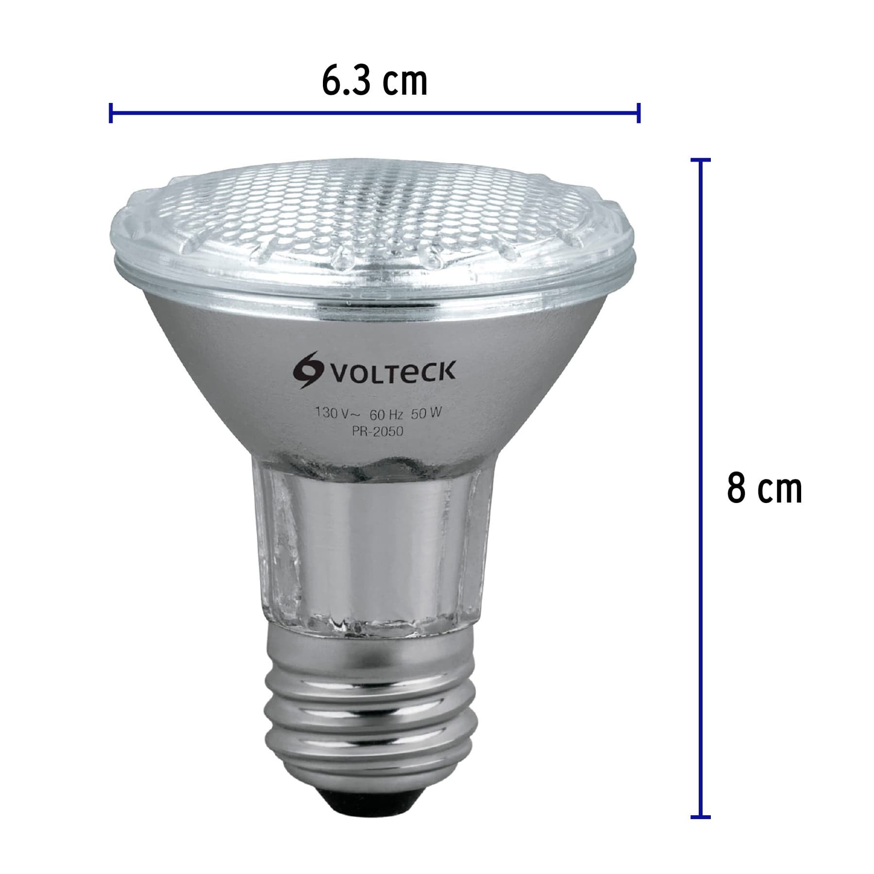 Lámpara de halógeno 20 W tipo MR11 en caja, Volteck 20 W