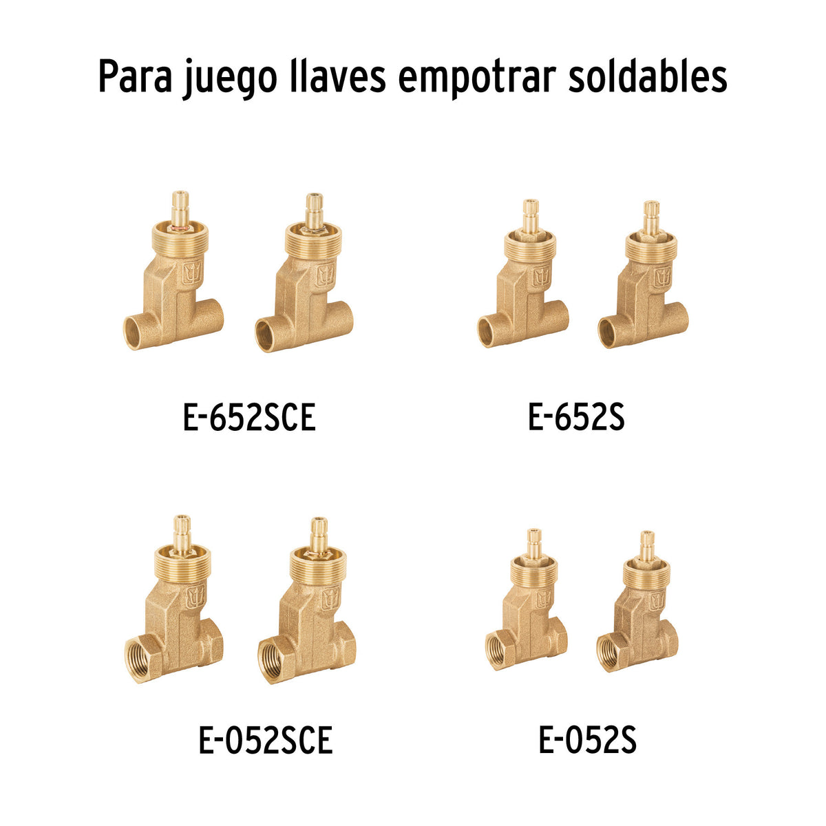 Juego de 2 manerales acrilico ambar para regadera BASIC