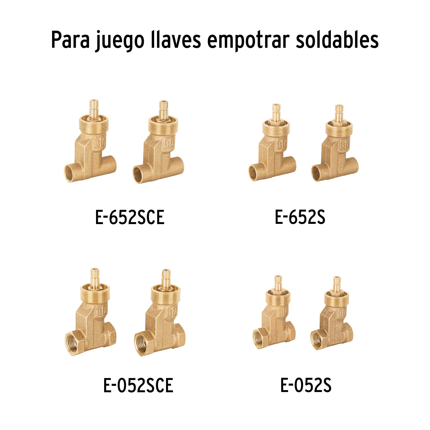 Juego de 2 manerales acrilico ambar para regadera BASIC