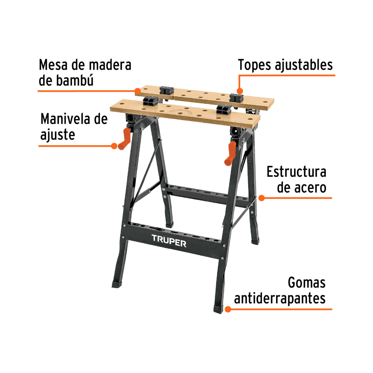 Perilla estilo "Arco" acabado negro HERMEX