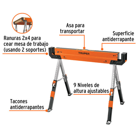 Burro/Mesa de trabajo multiusos Truper