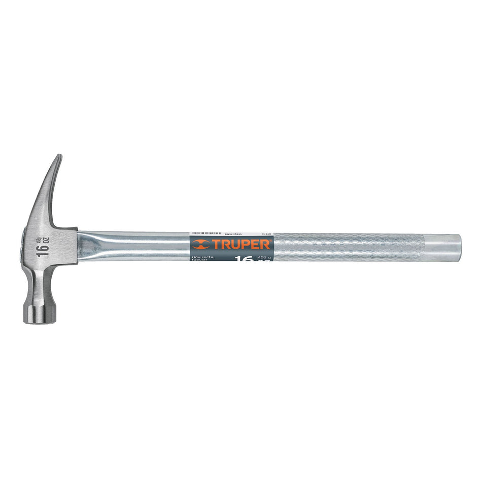 Martillo tubular pulido 16 oz una recta Truper