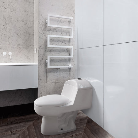Sanitario one piece alargado de porcelana, blanco, FOSET