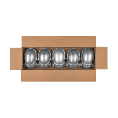 Mufa con abrazadera para tubo 1-1/4', Volteck