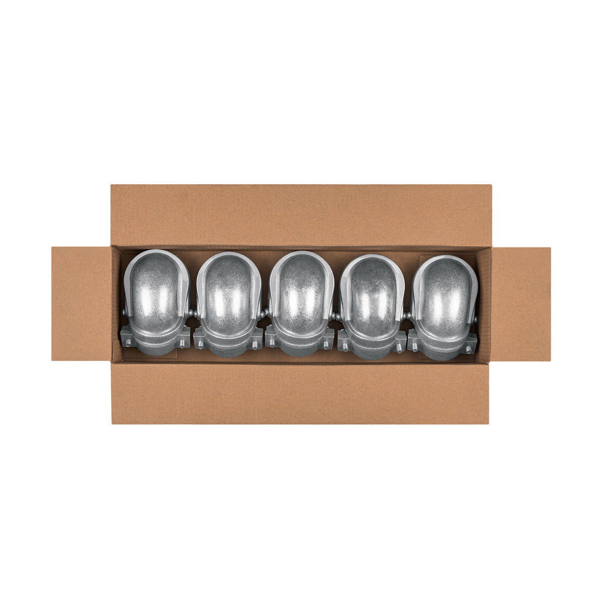 Mufa con abrazadera para tubo 1', Volteck 1'