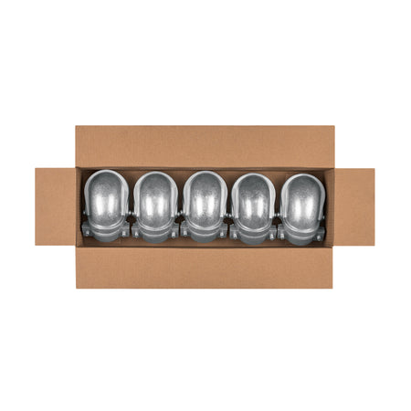 Mufa con abrazadera para tubo 1', Volteck 1'