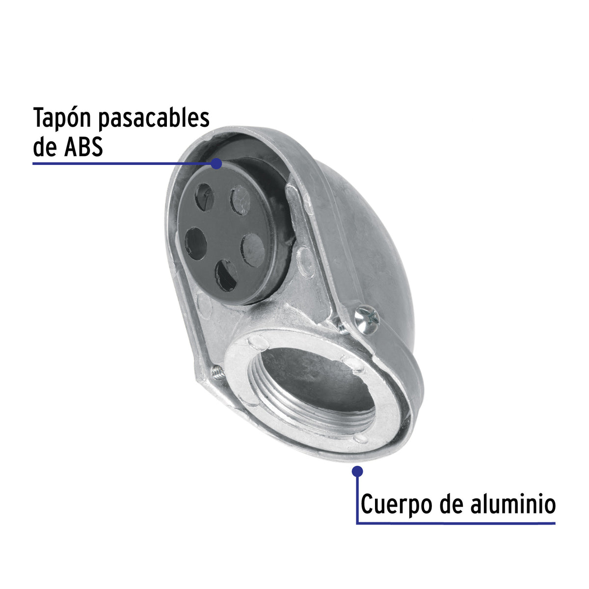 Mufa roscada 1-1/4' para tubo, Volteck