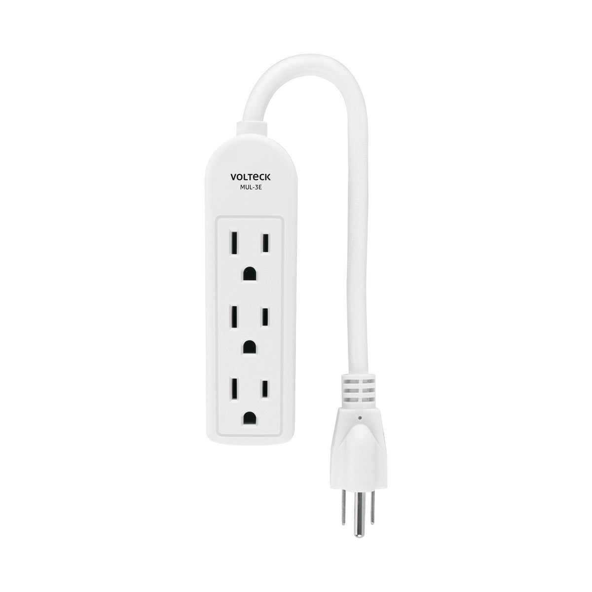 Multicontacto domestico 3 entradas VOLTECK