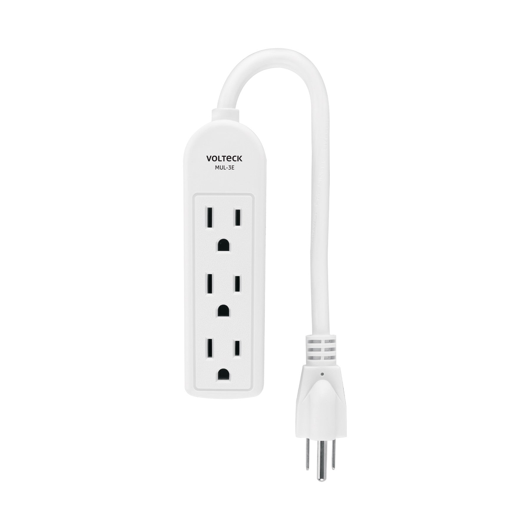 Multicontacto domestico 3 entradas VOLTECK