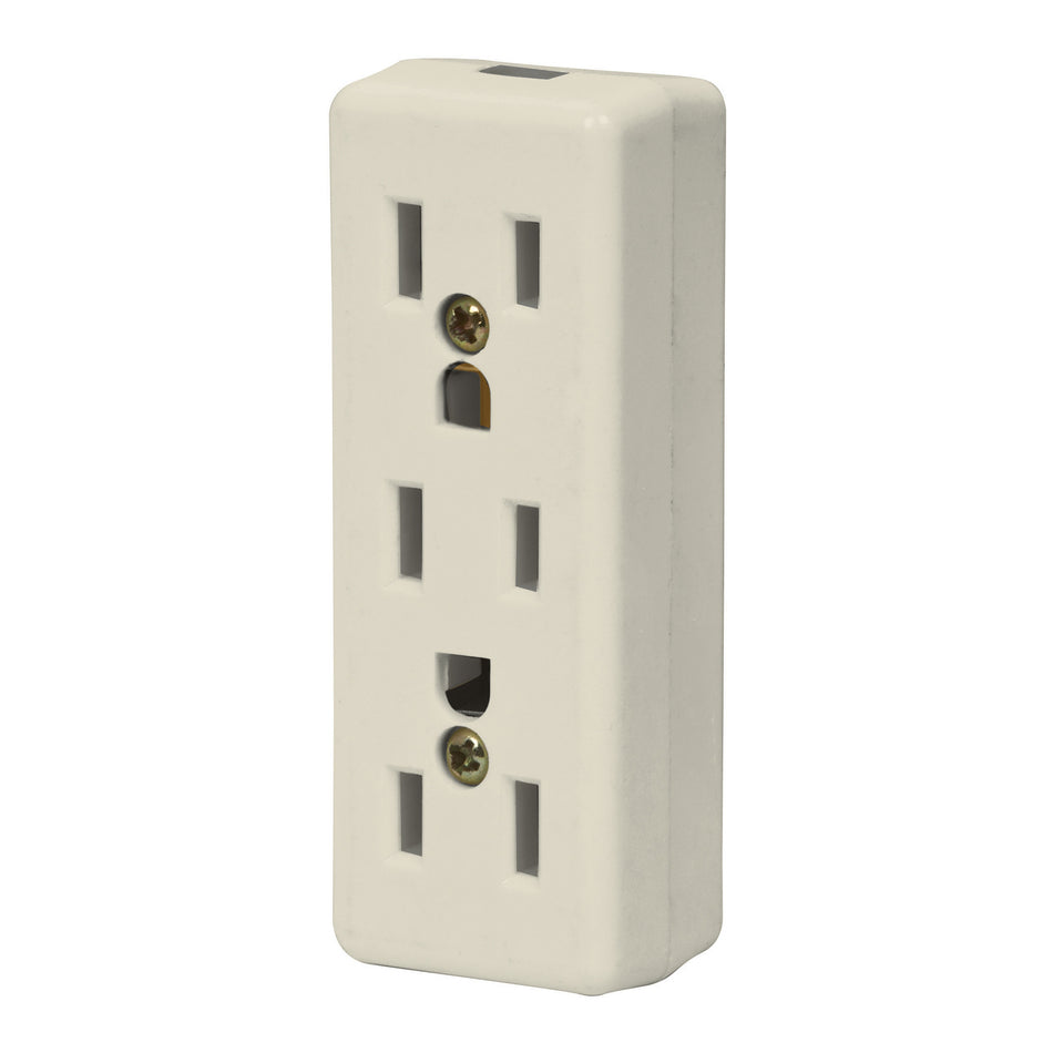 Multicontacto triple para extension 2 polos + tierra