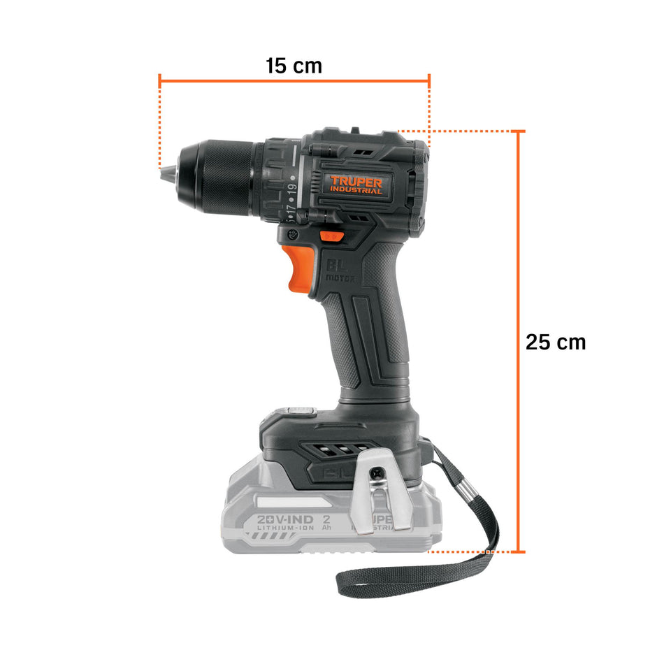 Taladro/destornillador 1/2", 20V, 70Nm, sin accesorios