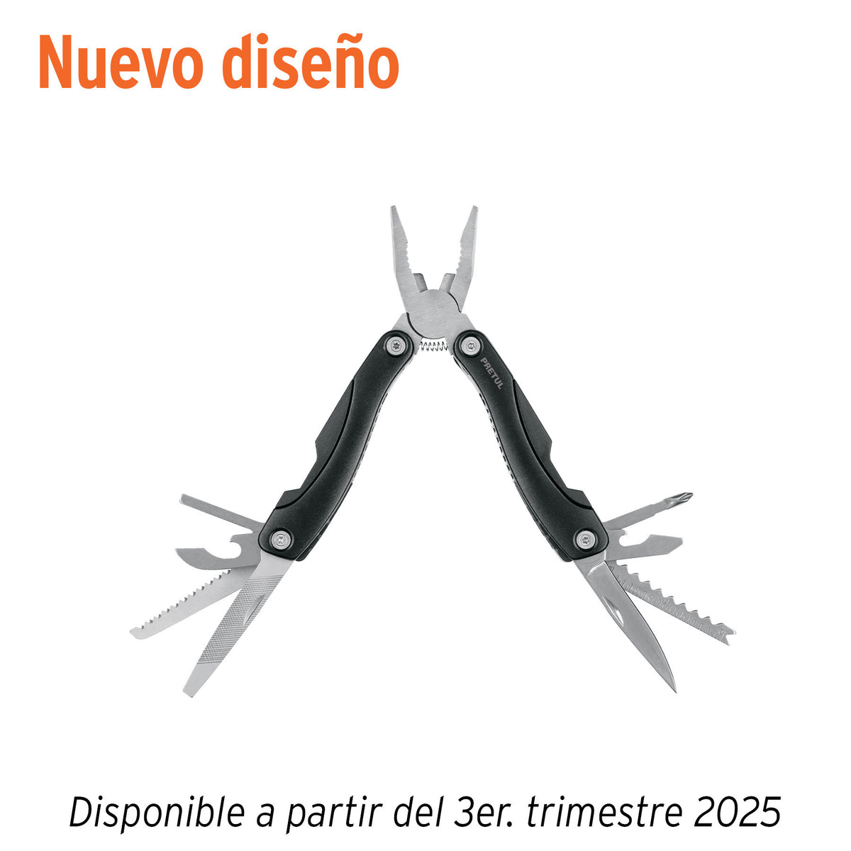 Multiherramienta con 12 funciones, PRETUL