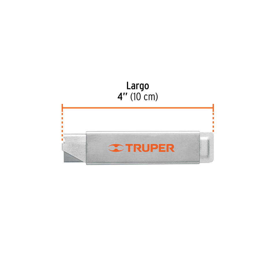 Navaja de costilla con cuerpo metalico Truper