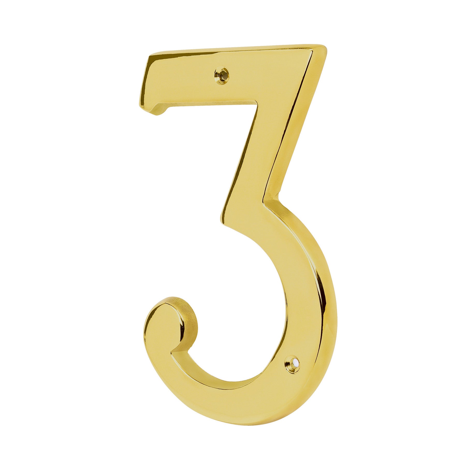 Número 3 de latón sólido 4', HERMEX