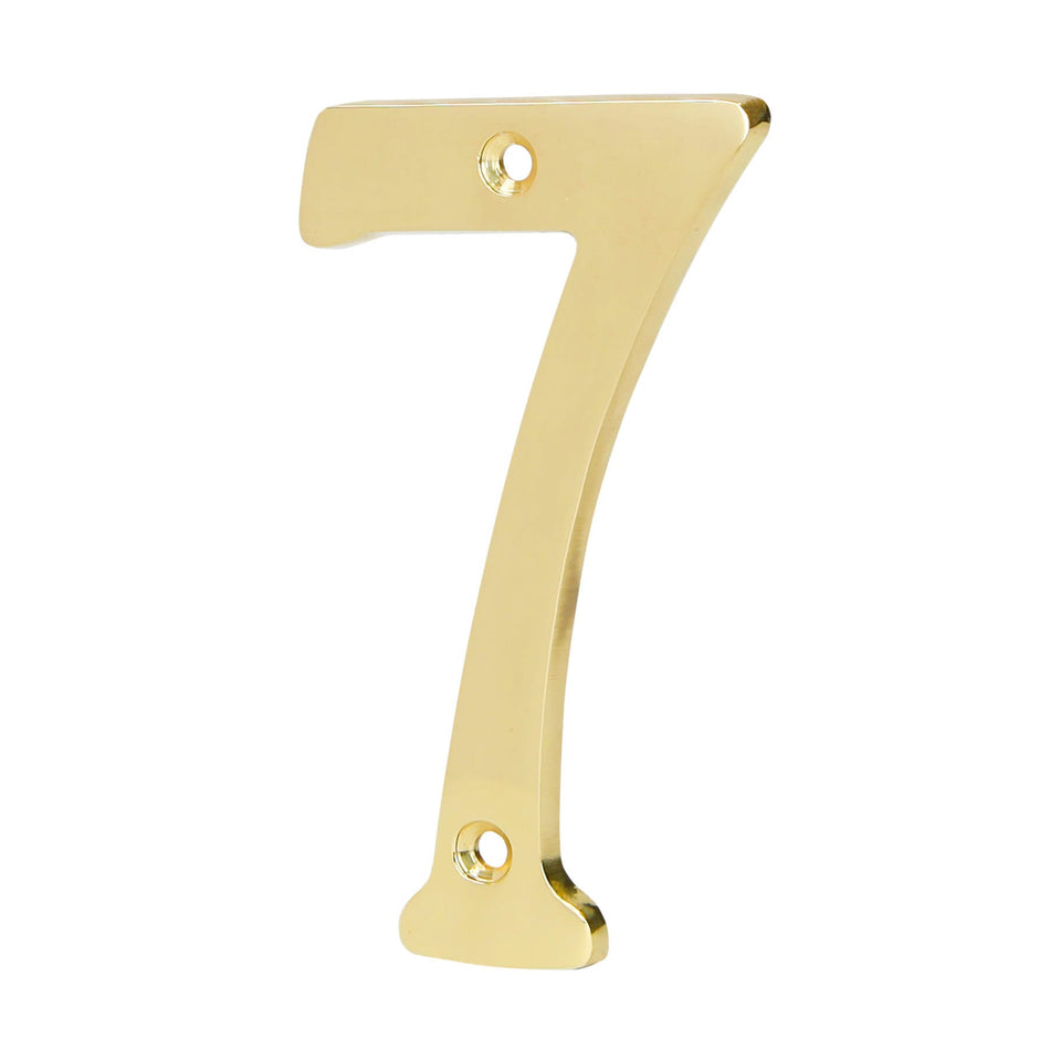 Número 7 de latón sólido 4', HERMEX