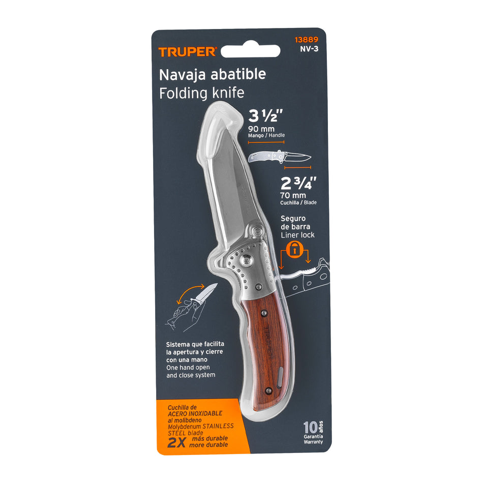 Hacha labor entera 3-1/2 lb, sin mango, TRUPER