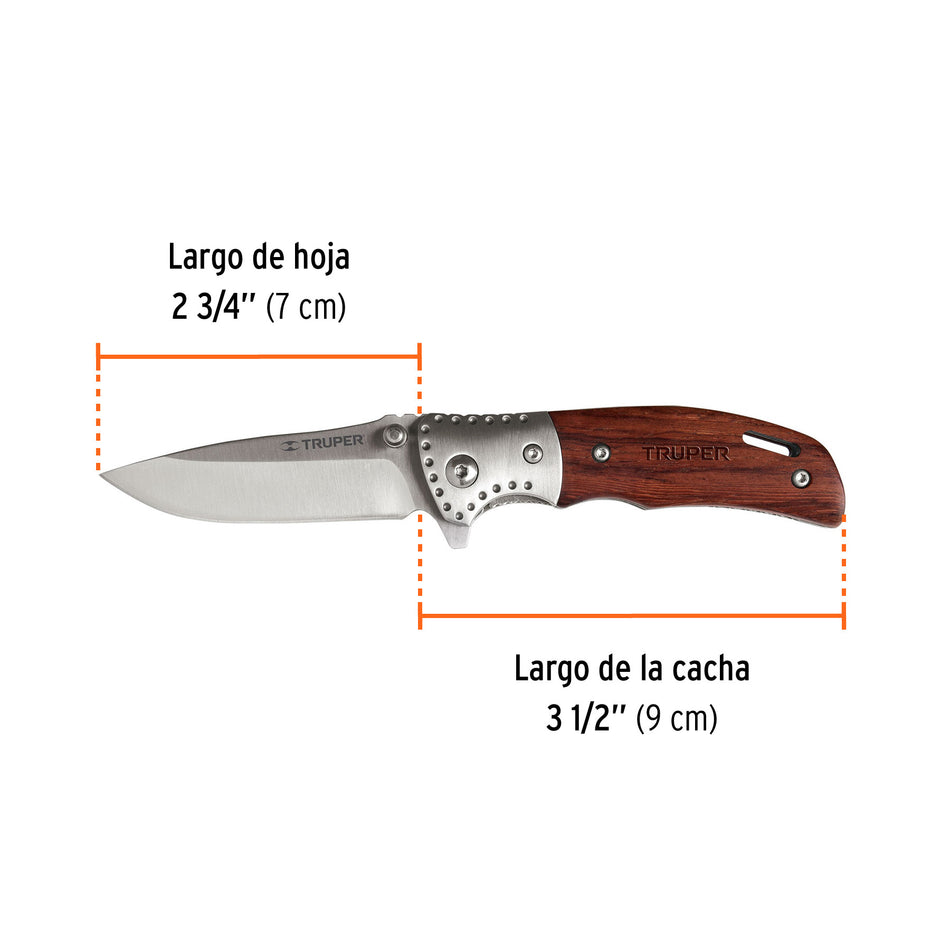 Hacha labor entera 3-1/2 lb, sin mango, TRUPER