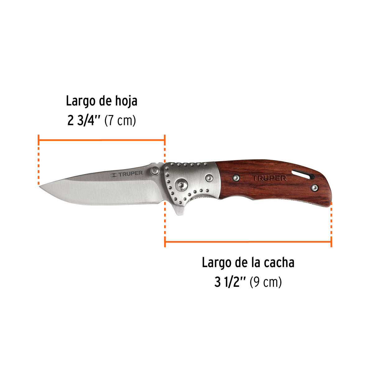 Hacha labor entera 2-1/, sin mango, TRUPER Hacha labor entera 3-1/2 lb, sin mango