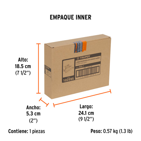 Juego de plantilla para uniones ocultas con un tornillo