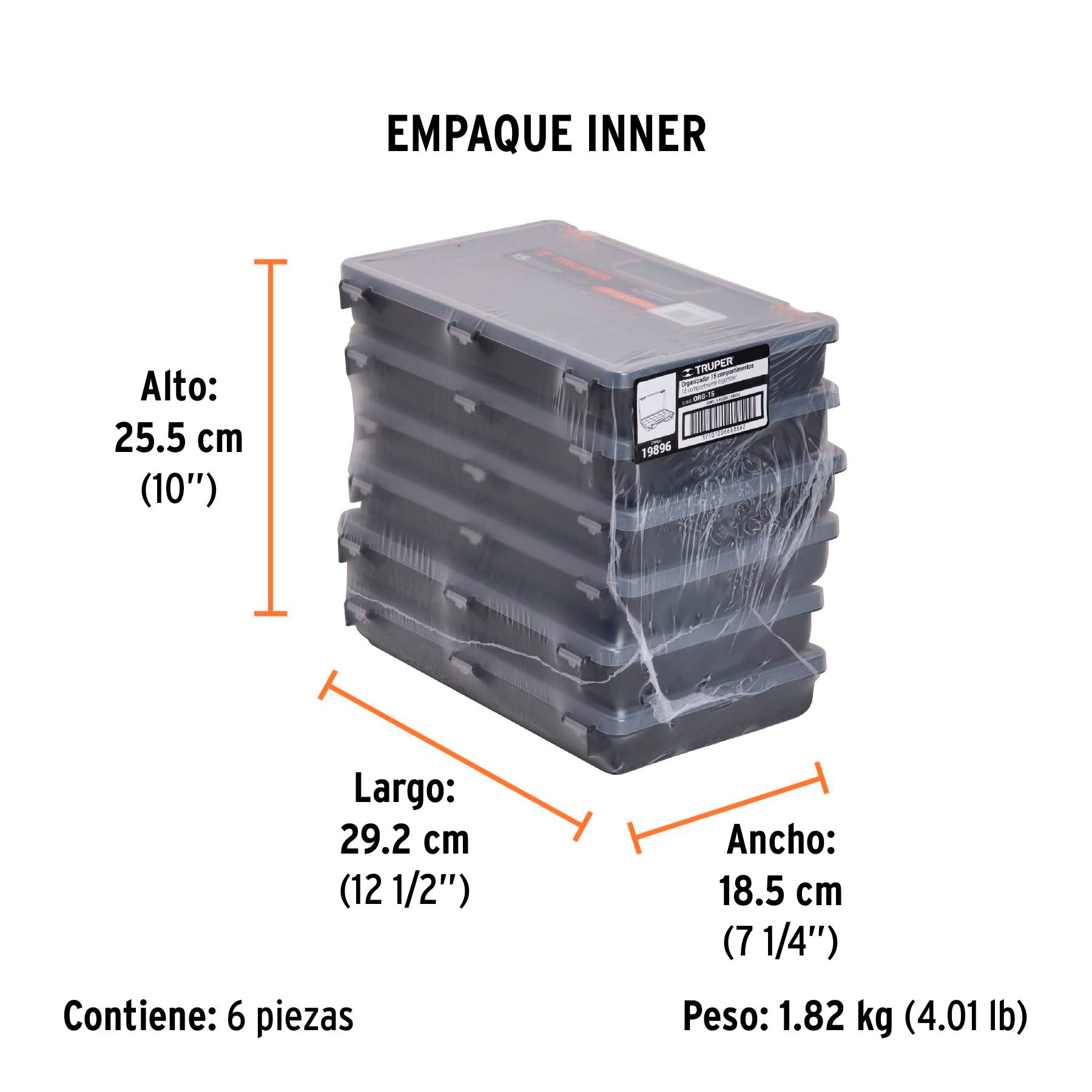 Organizador con Truper 11"