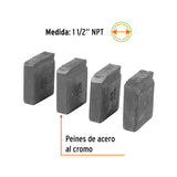 Juego de 4 peines 1-1/2' para tarrajas TA-850 y TA-851 1/2'
