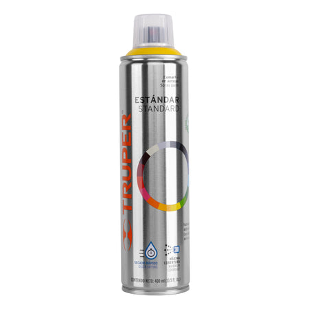 Pintura en aerosol, amarillo canario, bote tradicional,400ml