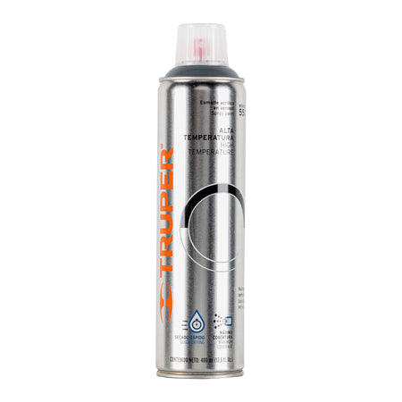 Pintura en aerosol alta temp,aluminio,bote tradicional,400ml