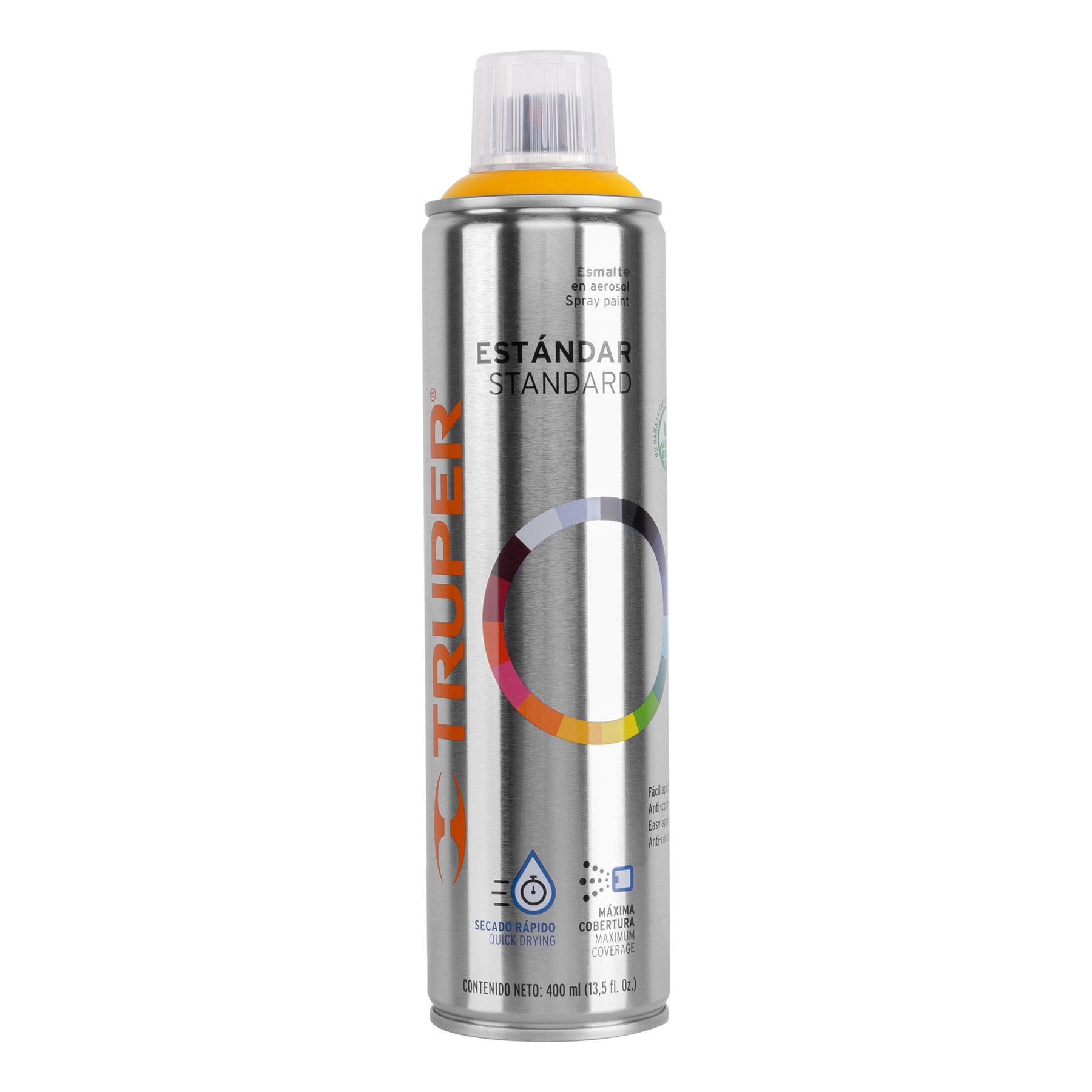 Pintura en aerosol, amarillo, bote tradicional, 400 ml 400 ml, amarillo