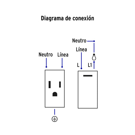 Placa armada 2 interruptores y contacto 1 mod Lisboa negra
