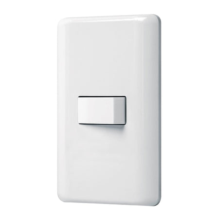 Placa armada con 1 interruptor sencillo Volteck Basic