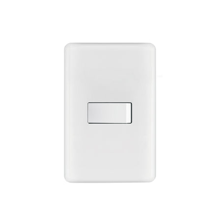 Placa armada con 1 interruptor de 3 vías, Volteck Basic