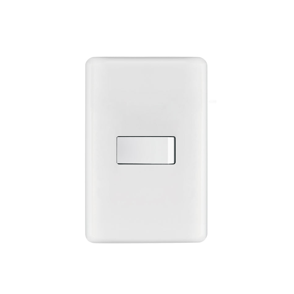 Placa armada con 1 interruptor de 3 vías, Volteck Basic